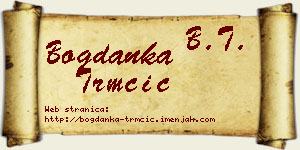 Bogdanka Trmčić vizit kartica